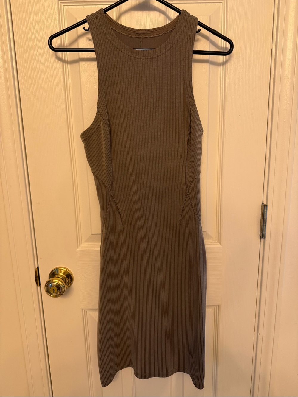 Lululemon Softstreme Midi Dress Size 4 Olive